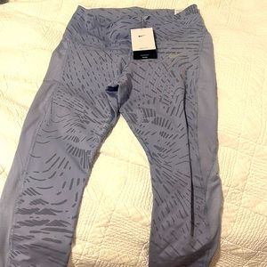 Nike Dri-Fit Full Length, Mid Rise, Tight Fit Running Pants